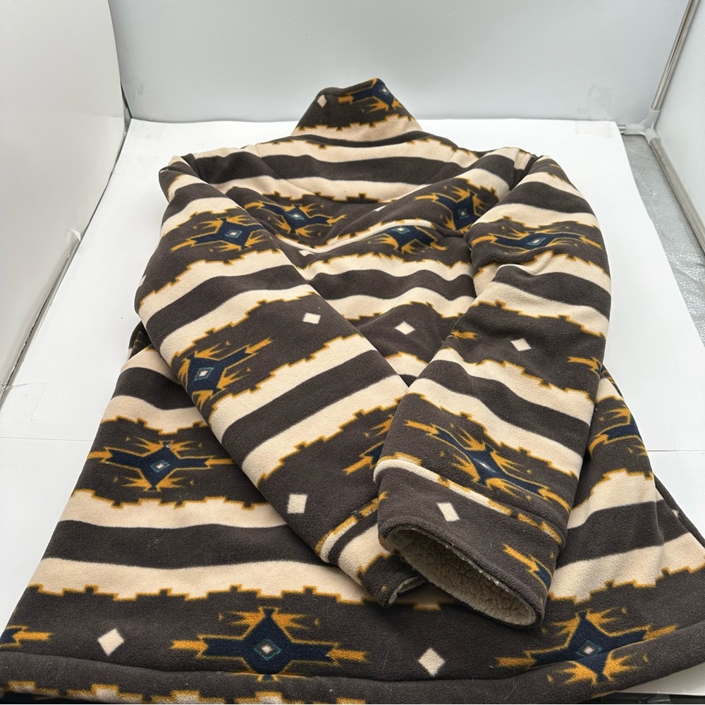 Pendleton Women's Patterned Fleece Jacket - Brown… - image 8